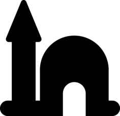 Castle Silhouette Silhouette Svg Vector, Free Vectors File